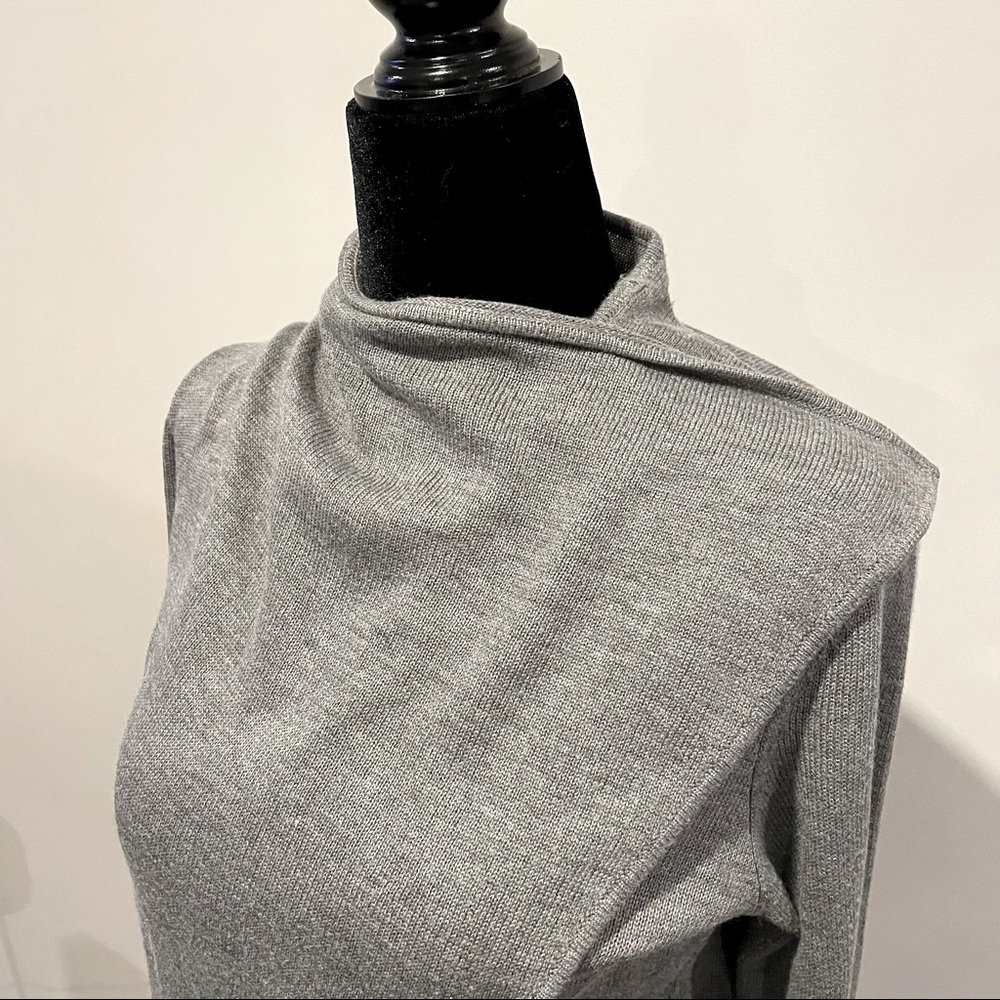 Jacob Fine Knit Sweater with Wrap Feature